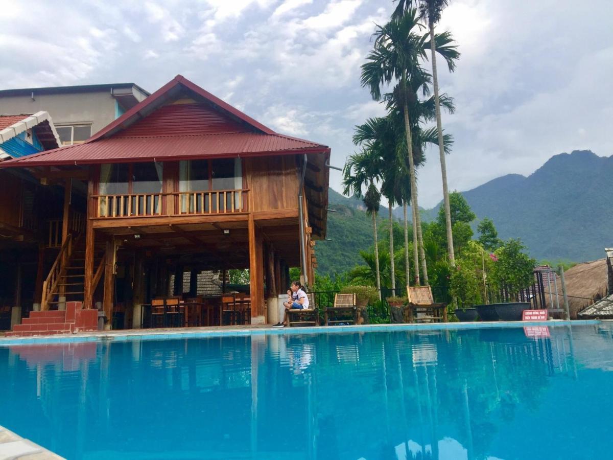 Mai Chau Sunset Boutique Hotel Экстерьер фото