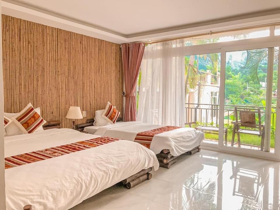 Mai Chau Sunset Boutique Hotel Экстерьер фото