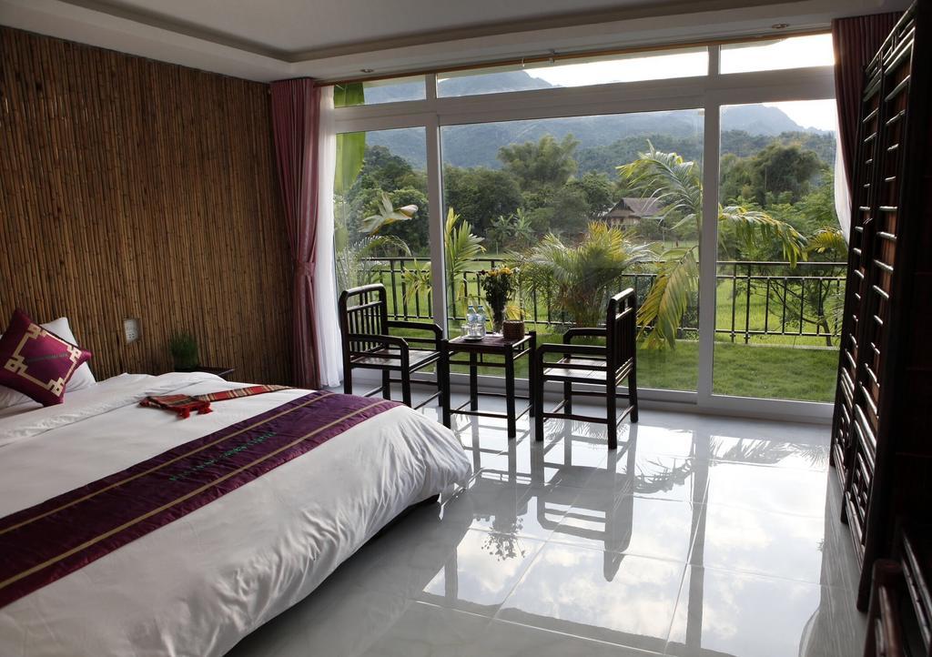 Mai Chau Sunset Boutique Hotel Экстерьер фото