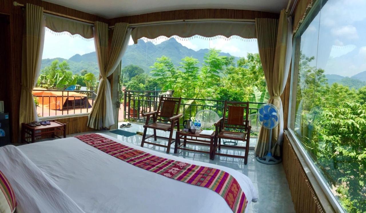 Mai Chau Sunset Boutique Hotel Экстерьер фото